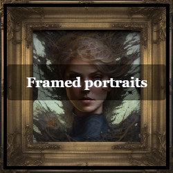 Framed portraits